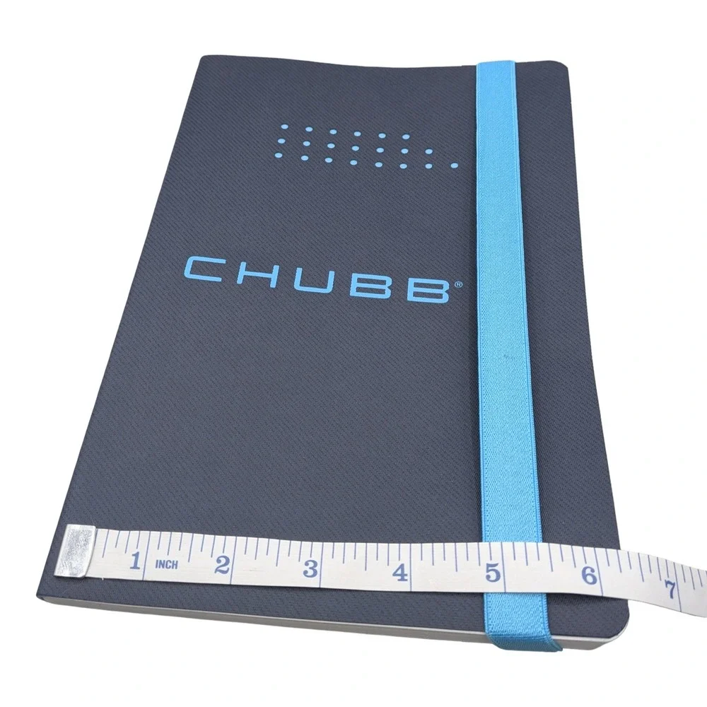 Chubb The SmartNotebook Set of 2 Gray Blue Elastic Band Dotted‎ Paper QR Code
